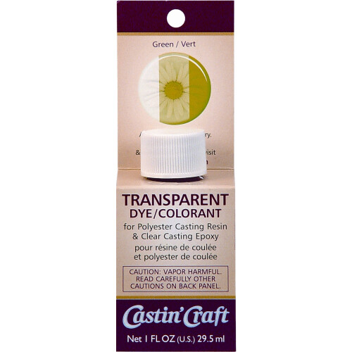 Environmental Technology 1-Ounce Casting' Craft Transparent Dye  Green