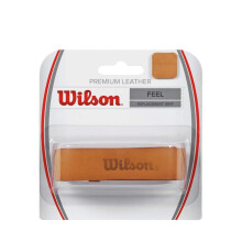 Grip de substitui      o de couro premium de Wilson (pacote de 1) marrom