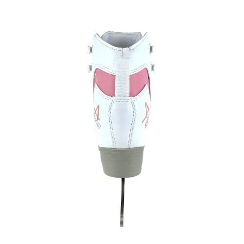American Athletic Shoe Κορίτσι Soft Boot Πατινάζ, 2, Λευκό με Ροζ Διακοσμήσεις (51602) 2
