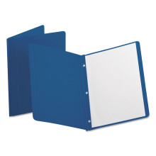 Oxford 52538 Report Cover 3 Fasteners Panel and Border Cover Dark Blue 25/krabica