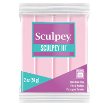 Balerna Sculpey III Polymer Oven-Bake Clay Ballerina Pink Non Toxic 2 oz. bar Skvel pro modelovn socharstv przdninov DIY smen mdia a koln