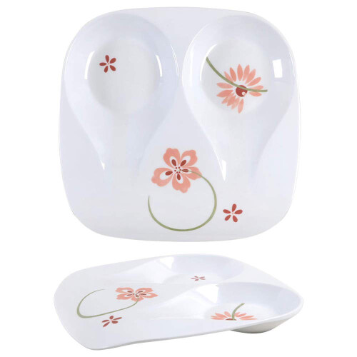 Corelle Coordonate de Reston Lloyd Melamine Double Spoon Rest Destul de roz