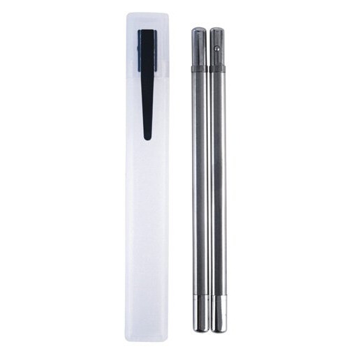 Hashi de Viagem Kikkerland, Colapsáveis, Prata 1