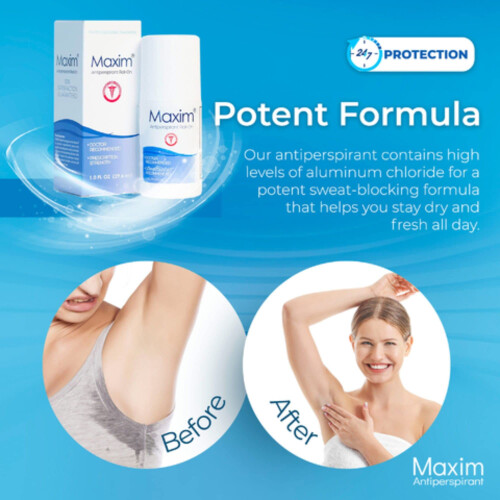 Maxim Clinical Strength Antiperspirant for hyperhidrosis Excessive Swe 2