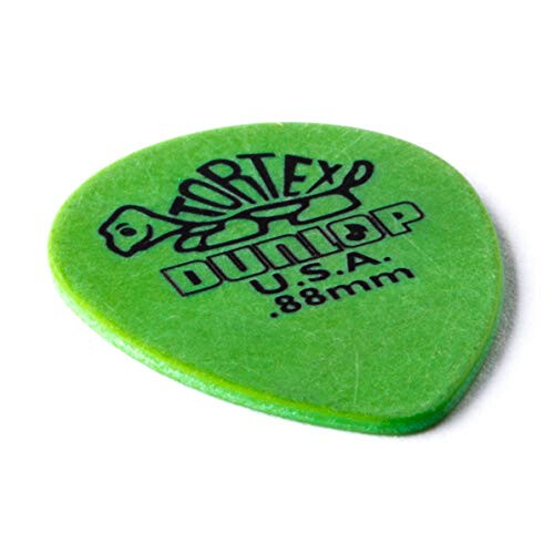 Dunlop Dunlop 423R.88 Tortex Μικρό Tear Drop, Πράσινο, .88mm, 36/Σακούλα 2