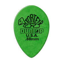 Dunlop 423R.88 Tortex Small Tear Drop Gr  n .88mm 36/Beutel