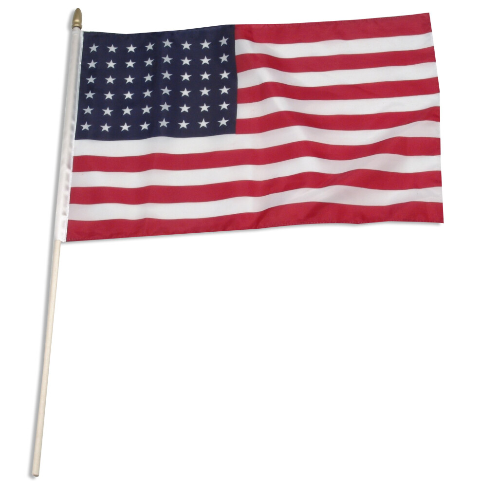 Us Flag Store HUSA481218HF Usa 48 Sterne Stabflagge, 12 X 18 Zoll-image