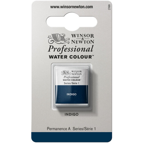 Winsor & Newton Επαγγελματική Υδατογραφία, Half Pan, Indigo 1