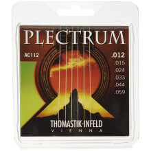 Thomastik-Infeld AC112 Akustiske guitarstrenge: Plectrum Series 6 String Set E B G D A E Natural