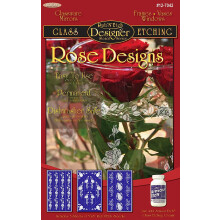 Armor Etch Designer Stencil Pak Rose Designs