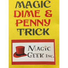 Magic Geek Dime and Penny Trick (1 Pack)