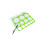Westcott T-826 Jumbo Circles Template  Plastic Shape Template Tool  8.75 by 11.5 In 3