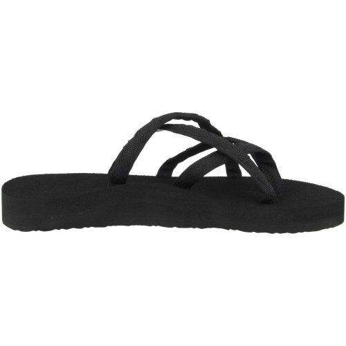 Teva Teva womens Olowahu Sandal  Black on Black  7 US 2