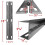 Wise 8WD12 Aluminum Offset Piano Hinge  11"" 5