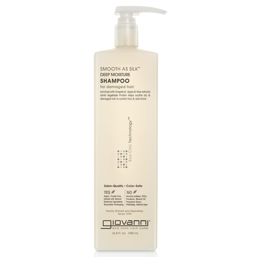 Giovanni Smooth As Silk Deep Moisture Shampoo 338 Fluid Ounce