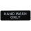 Winco SGN-303 Sign Medium Svart/Vit 1