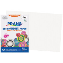 Prang (ehemals SunWorks) Konstruktionspapier, wei , 12 x 18 Zoll, 50 S