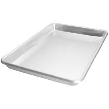 Winco ALRP-1826 ALUMINUM COAKE/PRIVE PAN SILVER