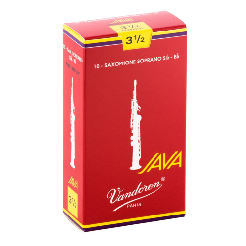 Vandoren SR3035R SOPRANO SAX Java Reds Reds For   a 3,5; Caixa de 10