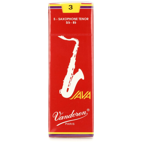 Vandoren SR273R Tenor Sax JAVA Red Reeds Sla 3; Krabice 5