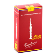 Vandoren SR302R Soprano Sax JAVA Red Reeds Strength 2; 10-es doboz