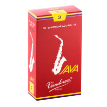 Vandoren SR263R Alto Sax JAVA Red Reeds Strength 3; 10-es doboz