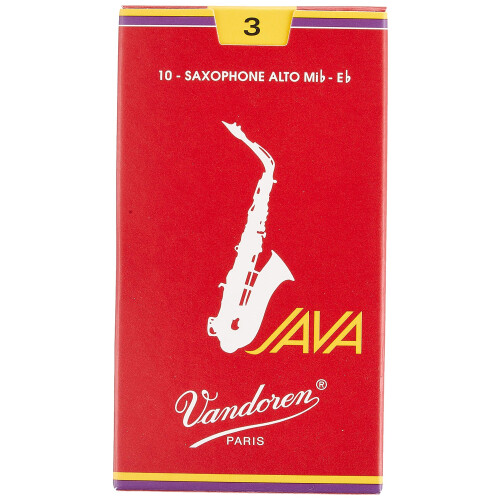 Vandoren SR263R Alto Sax JAVA Red Reeds Sla 3; Krabice 10 1