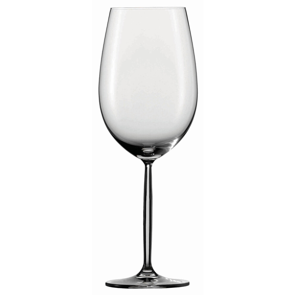 Verre Vin Rouge En Cristal Tritan De Schott Zwiesel, Collection Diva Stemware, Verre Vin Rouge Bordeaux, 26 Onces, Lot De 6-image