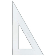 Polystyrenov trojhelnk Westcott Student Grade 30 a 60 stupnu 12 palcu cir