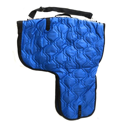 AJ Tack Borsa per Sella Western Imbottita Blu Royal