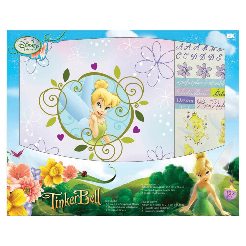 EK Success Άλμπουμ Scrapbook Tinker Bell 8x8 Ίντσες