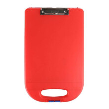 Dexas clipcase 2 clipboard de depozitare cu mner rotunjit ro?u