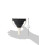 Funil de Silicone Dobrável Dexas POP, 11,4 cm de diâmetro, Cinza e Branco 3