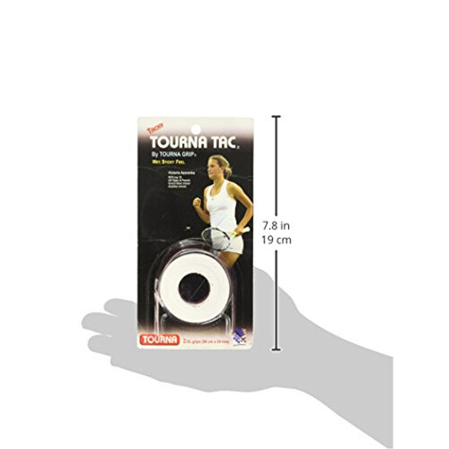 Tourna Tac, Τεννις Grip με Κολλώδη Αίσθηση, Λευκό (3/Roll Pack) 2
