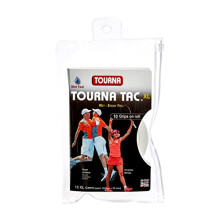 Tourna Tac 10 Pack Tacky Feel Tennis Grip White