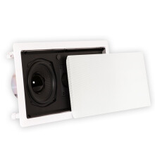 Theater Solutions TSLCR5 In Wall Speaker Home Theater Surround Sound Center Channel White