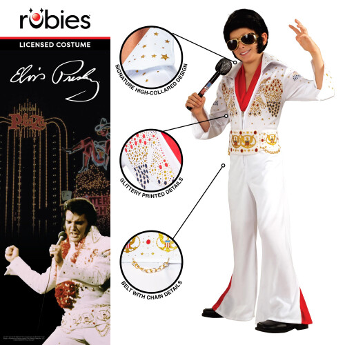 Rubies Rubie's Deluxe Elvis-Kinderkost   m, gro   e Gr      e, eine Farbe 2