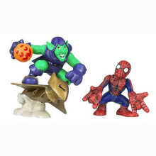Marvel Superhero Squad Serie 14 Mini 3-tums Figur 2-Pack Spider-Man och Green Goblin