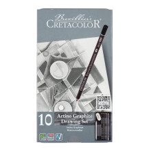 CRETACOLOR Artino Drawing Set Artino Water-Soluble Graphite 10-Piece