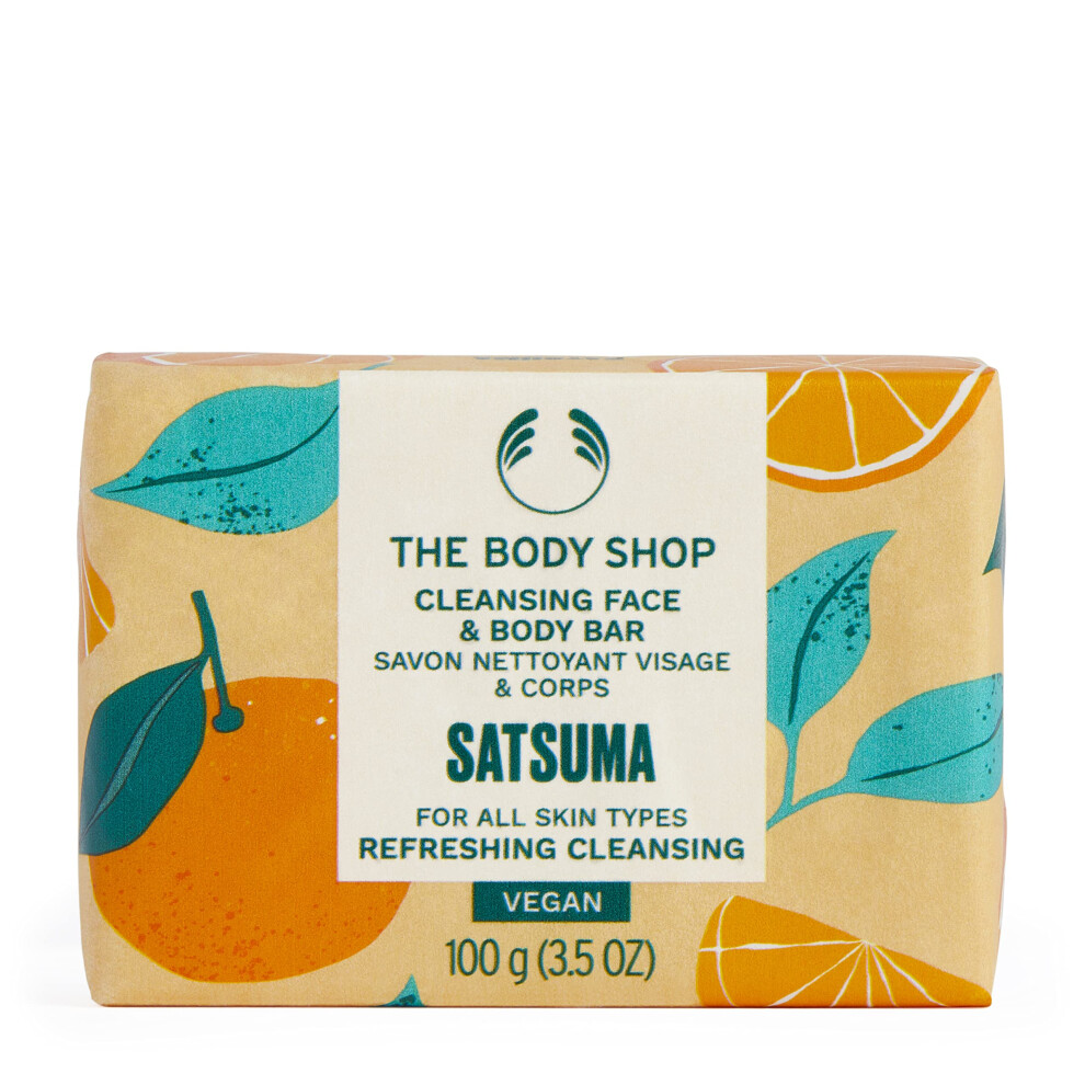 The Body Shop Satsuma Soap, 3.5 Ounce Packaging May Vary