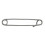 Perri's Silver Large Plain Stock Pin  Silver  One Size 1