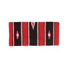 Tough 1 55% Wool Sierra Saddle Blanket 24X24 Red/Black/Cream