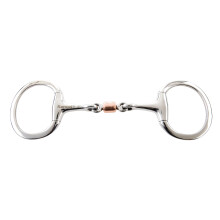 Korsteel rostfritt stl kopparrulle munnen ggbutt Snaffle bit - 5 """"