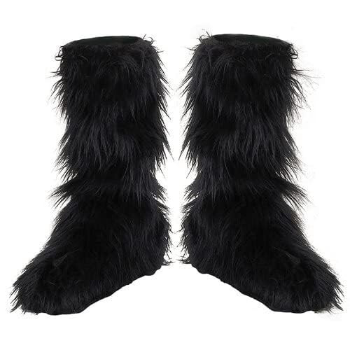 Forklæd børn Black Furry Boot dækker standard 1