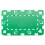 Brybelly 5 Rectangular Poker Chips - European Style Plack (Green) 2