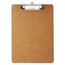 Universal 05562 Σκληρός Φάκελος Clipboard, Χωρητικότητα 1/2-Inch, Για 8 1/2w x 12h, Καφέ, 6/Συσκευασία
