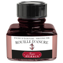 Jacques Herbin - Ref 13058T - Atrament pre plniace per a rollery - Rouille d'Ancre - 30 ml fla ticka s integrovan m dr iakom na pero