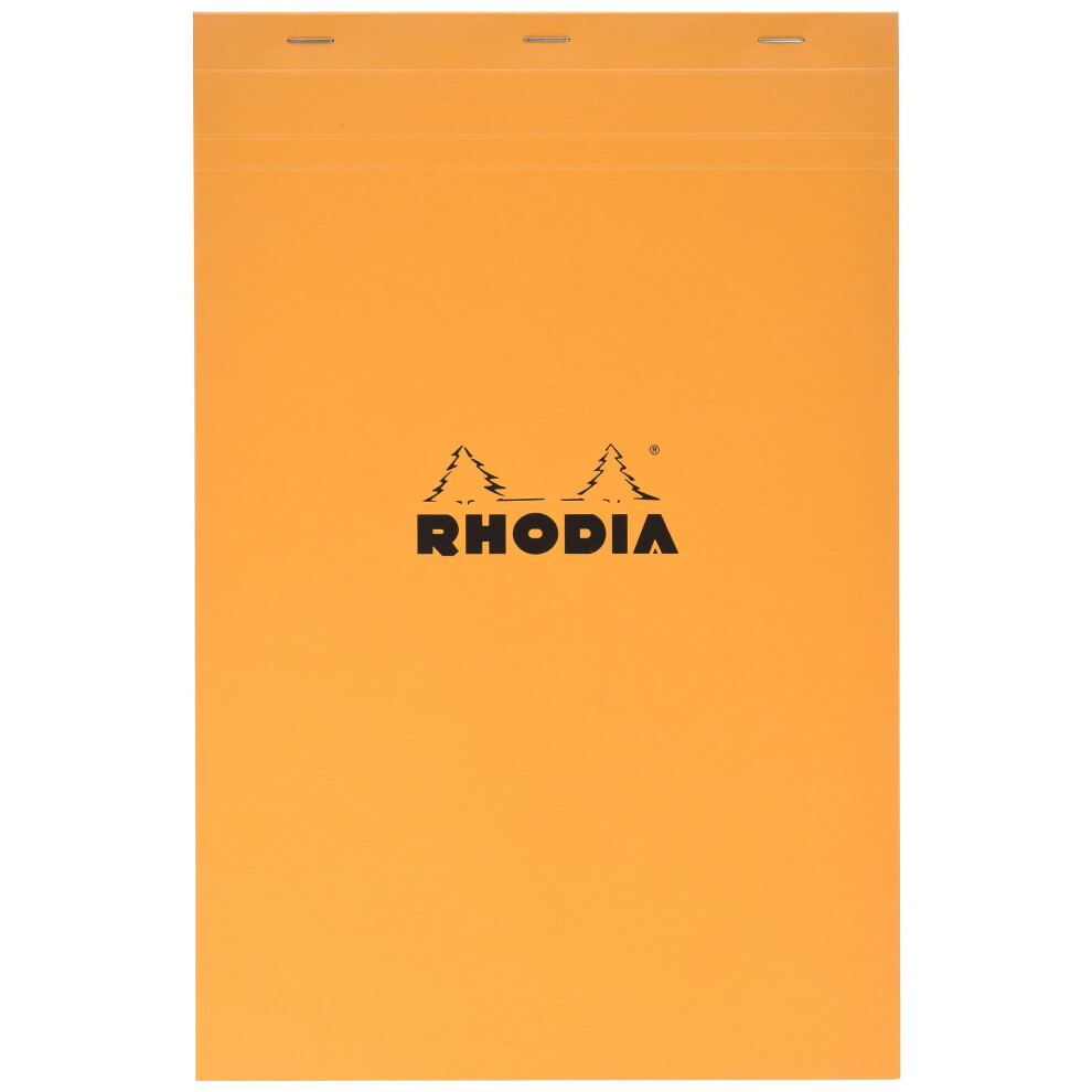 Rhodia Notepad  No19 A4+  Squared - Orange-image-OPC-PFKG7MS-NEW