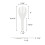 Bosch Espátulas de Arroz de Plástico Thunder Group 10-1/2 Polegadas, Jumbo, Brancas 2