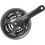 Shimano Shimano M361 Υβριδικός Στροφαλοστάτης (Μαύρος, 175mm X 48/38/28T) 1